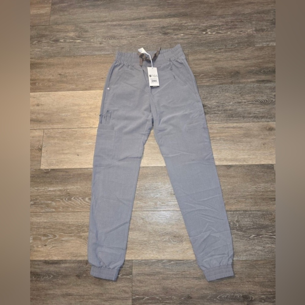 Figs Gray Track Pants